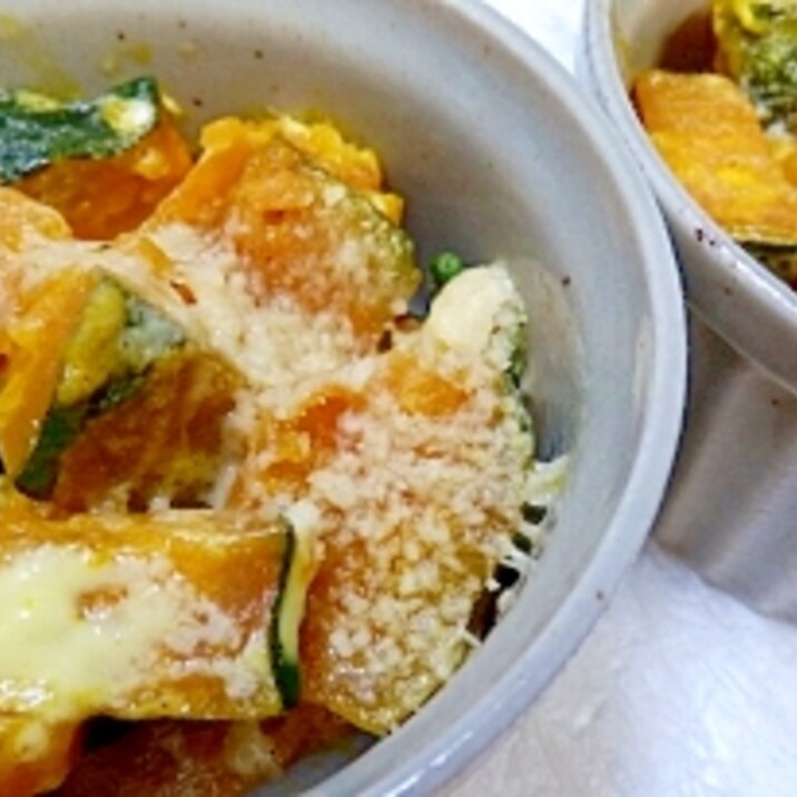 レンジでチンする楽々プチおかず マヨカボチャ レシピ 作り方 By 夏はぜ 楽天レシピ